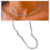 Choker Snake Fio Alemão 4mml Banho 70mml de Prata - Semijóia Premium