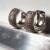 Brinco Argola Clássico Grossa M Cravejada com Zircs - Ródio Prata