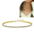 Imagem do Colar Choker Riviera com Zircônias de 3mml Banhada a Ouro