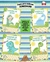 Capas de Caderno + Crachá de Mesa Dinossauros