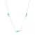 Colar oval turmalina - Prata925 - comprar online