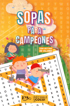 Sopas para campeones con lectura de valores Sopas de Letras Échale coco