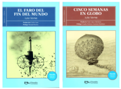 Julio Verne El Faro del Fin del Mundo y Cinco Semanas en Globo Pack de Dos Libros