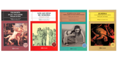 Marqués de Sade Julieta Justina 120 días de Sodoma Filosofía en el Tocador 4 Libros Pack