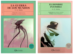 George Wells La Guerra de los Mundos y El Hombre Invisible Pack Dos Libros
