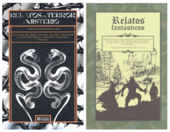 Relatos de Terror y Misterio y Relatos Fantásticos Pack Fractales Pasta Dura