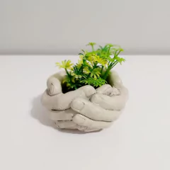 Molde de Silicone de Vaso Mãos Ref 1276 on internet