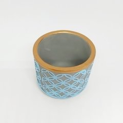 Molde de Silicone Para Vaso Textura Ref 1134