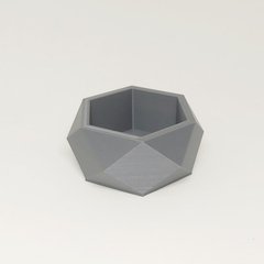 Molde em Silicone de Vaso Geométrico Ref 1230