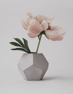 Molde de Silicone de Vaso Geométrico Ref 106