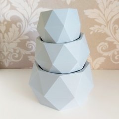 Molde de Silicone de Vaso Geométrico Ref 084 - comprar online