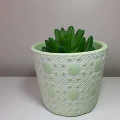 Molde De Silicone Para Vaso de Concreto Ref 624