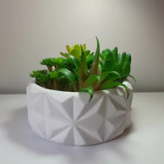 Molde De Silicone Para Vaso de Concreto Ref 610