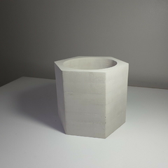 Molde De Silicone Para Vaso de Concreto Geométrico G