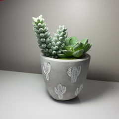 Molde De Silicone Para Vaso de Concreto Cactus Ref 621
