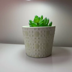Molde De Silicone Para Vaso de Concreto Ref 624 - comprar online