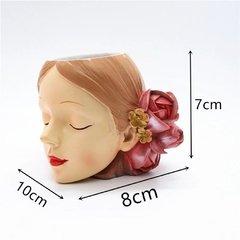 Molde de Silicone Para Vaso Menina Ref 267