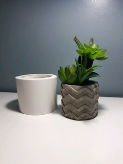 Molde De Silicone Para Vaso Ref 557