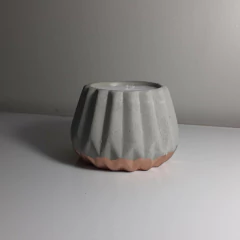 Molde De Silicone Para Vaso de Concreto, Vela ou Resina Ref 583 - comprar online