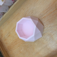 Molde De Silicone Para Vaso Geométrico Ref 553 Silimix na internet