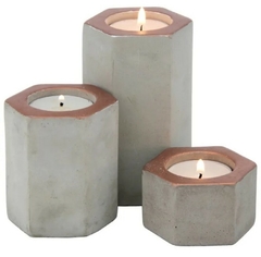 Kit com 3 Moldes de Silicone Para Vaso de Concreto, Velas Ref 579