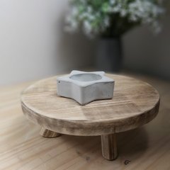 Molde de Silicone Para Porta Vela Estrela Ref 609