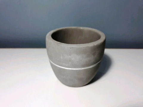 Molde De Silicone Para Vaso Ref 564