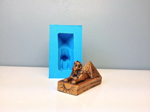 Molde de Silicone para Esfinge 6,50cm