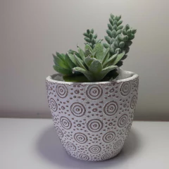 Molde De Silicone Para Vaso de Concreto Ref 605 - comprar online