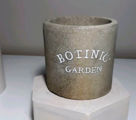 Molde De Silicone Para Vaso de Concreto Botinic Ref 571