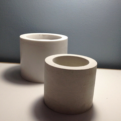 Molde De Silicone Cilindrico Para Vaso Ref558 - comprar online