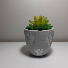 Molde De Silicone Para Vaso de Concreto Cactus M Ref 584 - comprar online