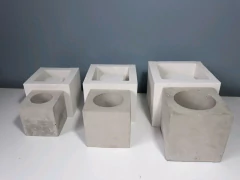 Kit com 3 moldes cubos com cilindros internos P M G - buy online