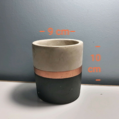 Molde De Silicone Para Vaso de Concreto com faixa G - comprar online