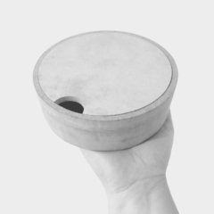 Molde de Silicone Pote Cilíndrico com Tampa Ref 913