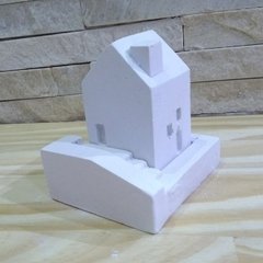 Molde Casa com Base e Escadas Ref-073