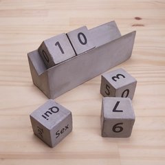 Molde de Silicone de Calendário Ref 128 - SILIMIX MOLDES