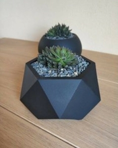 Molde De Silicone para Vaso Geométrico Ref 724