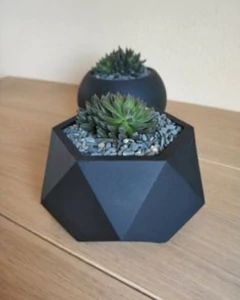Molde De Silicone para Vaso Geométrico Ref 724