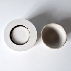 Molde De Silicone Para Vaso De Cimento com relevo de flores REF 530 en internet