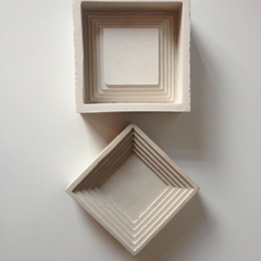 Molde Para Vaso de Cimento, Gesso ou Vela Ref533
