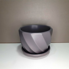 Molde de silicone para Vaso com prato fixo Ref 727