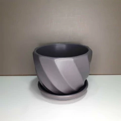 Molde de silicone para Vaso com prato fixo Ref 727