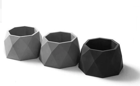 Molde De Silicone Para Vaso G 9cm Ref 735