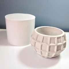Molde de Silicone Especial para Vaso de Cimento Ou Resina Ref 555 - comprar online
