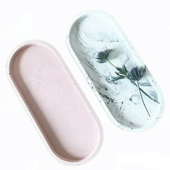 Molde De Silicone Para Base Oval Ref 716