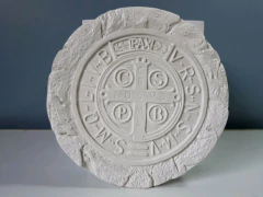 Molde De Silicone Medalha De São Bento 10 cm en internet