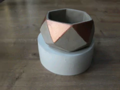 Molde de Silicone para Vaso geométrico Ref 542 on internet