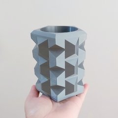 Molde Vaso Geométrico Ref 1024 - comprar online