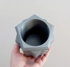 Molde Vaso Geométrico Ref 1024 on internet